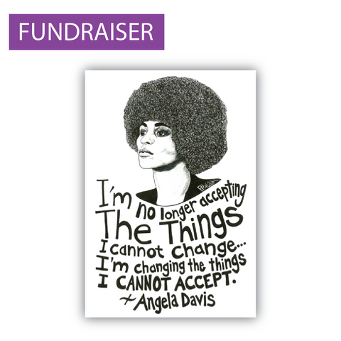 Angela Davis sticker