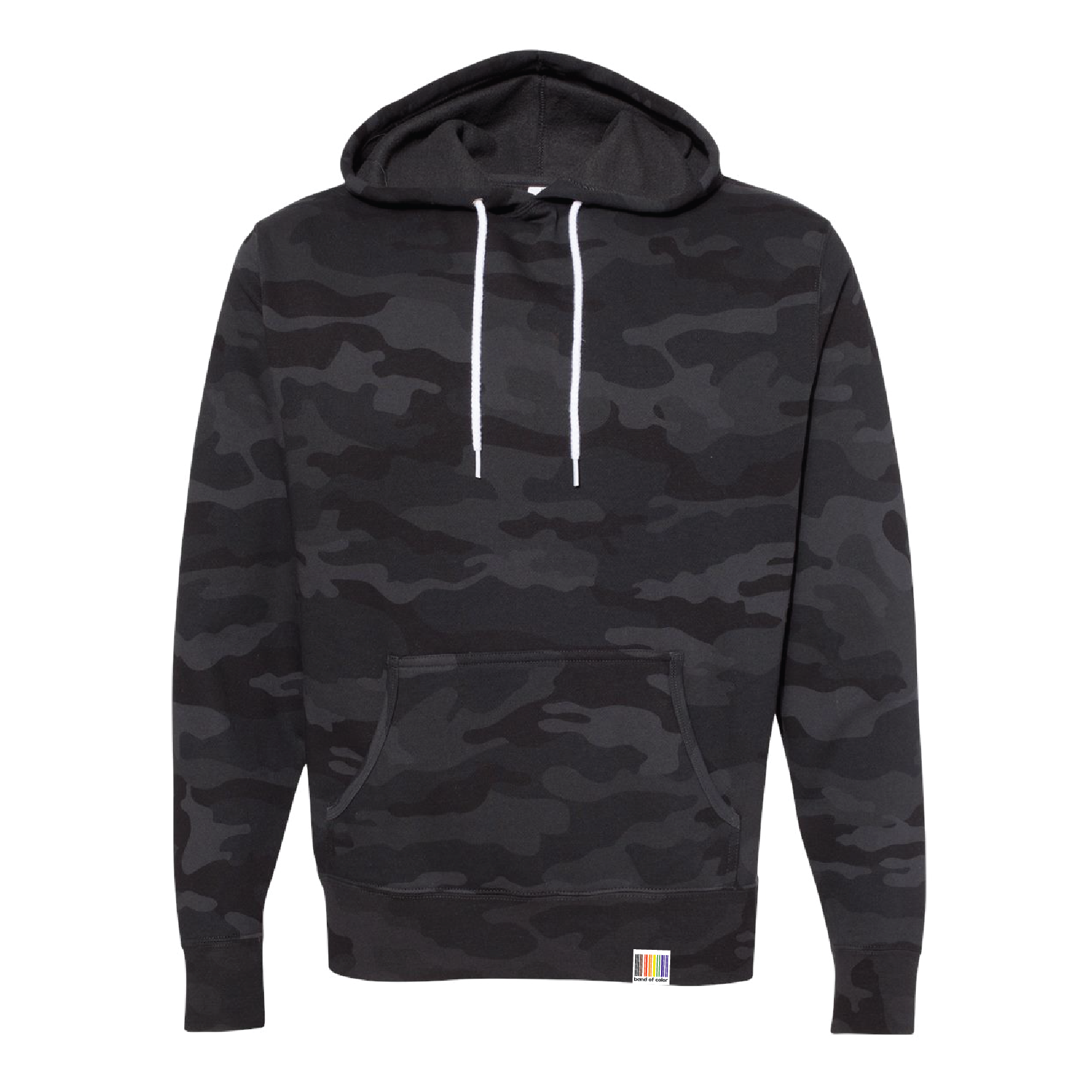 signature unisex camo pullover hoodie