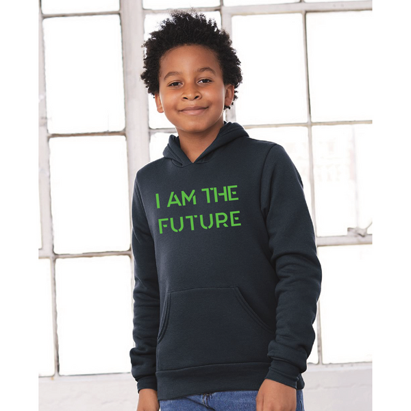 I AM THE FUTURE youth hoodies