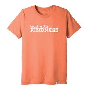 lead with kindness unisex triblend tee