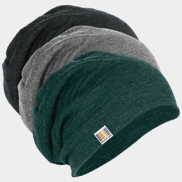solid slouchie beanie