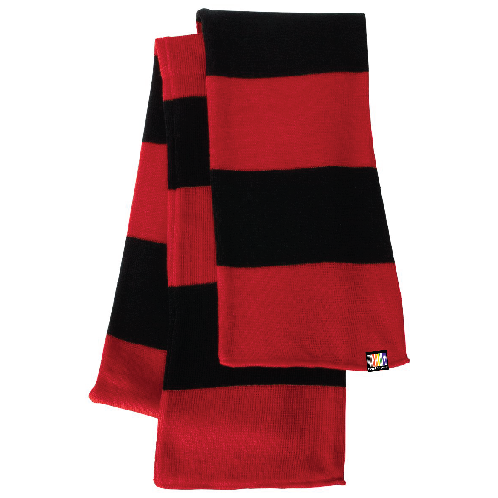 signature knit scarf - rugby stripe