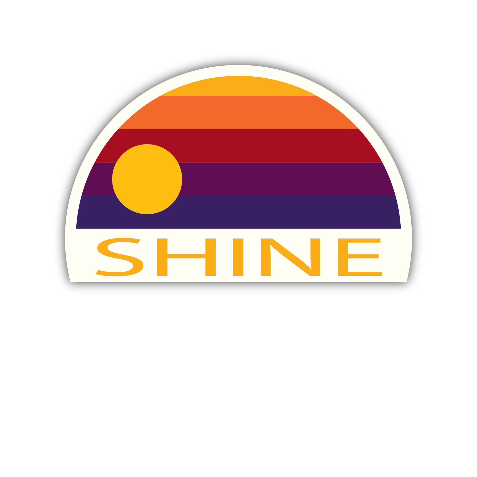 shine sticker